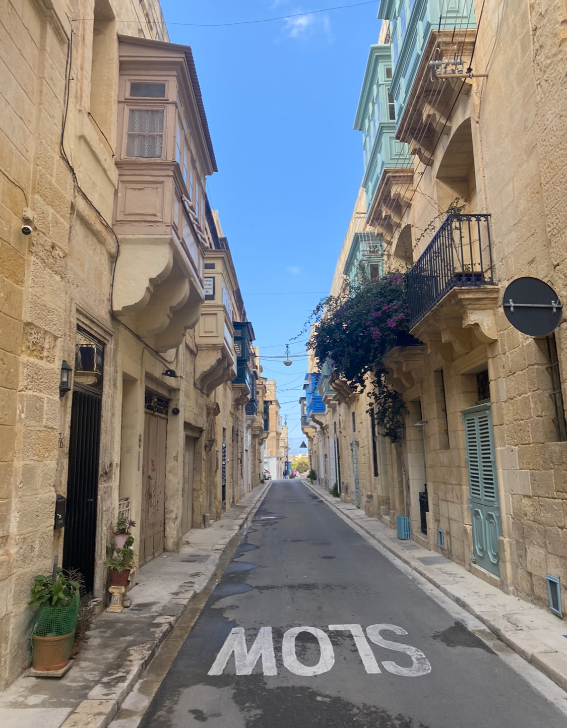 A stepped street in Cospicua