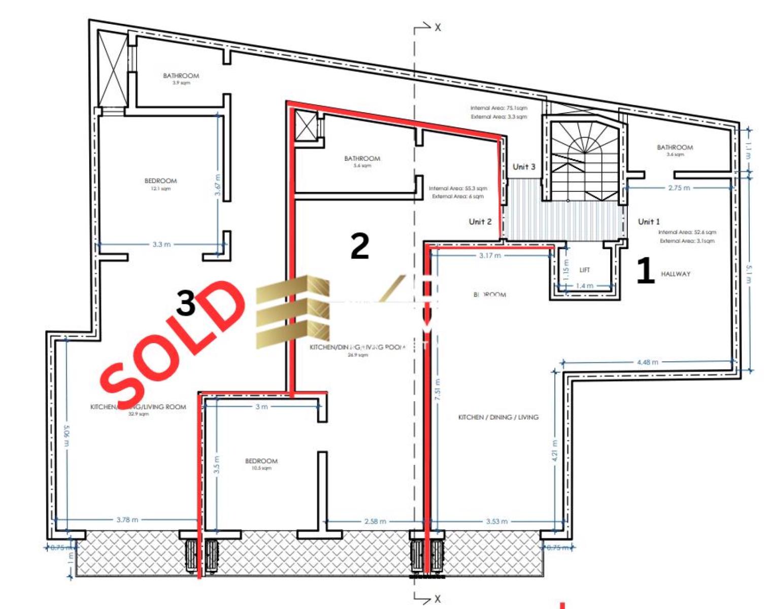 1-bedroom apartment for sale in Msida