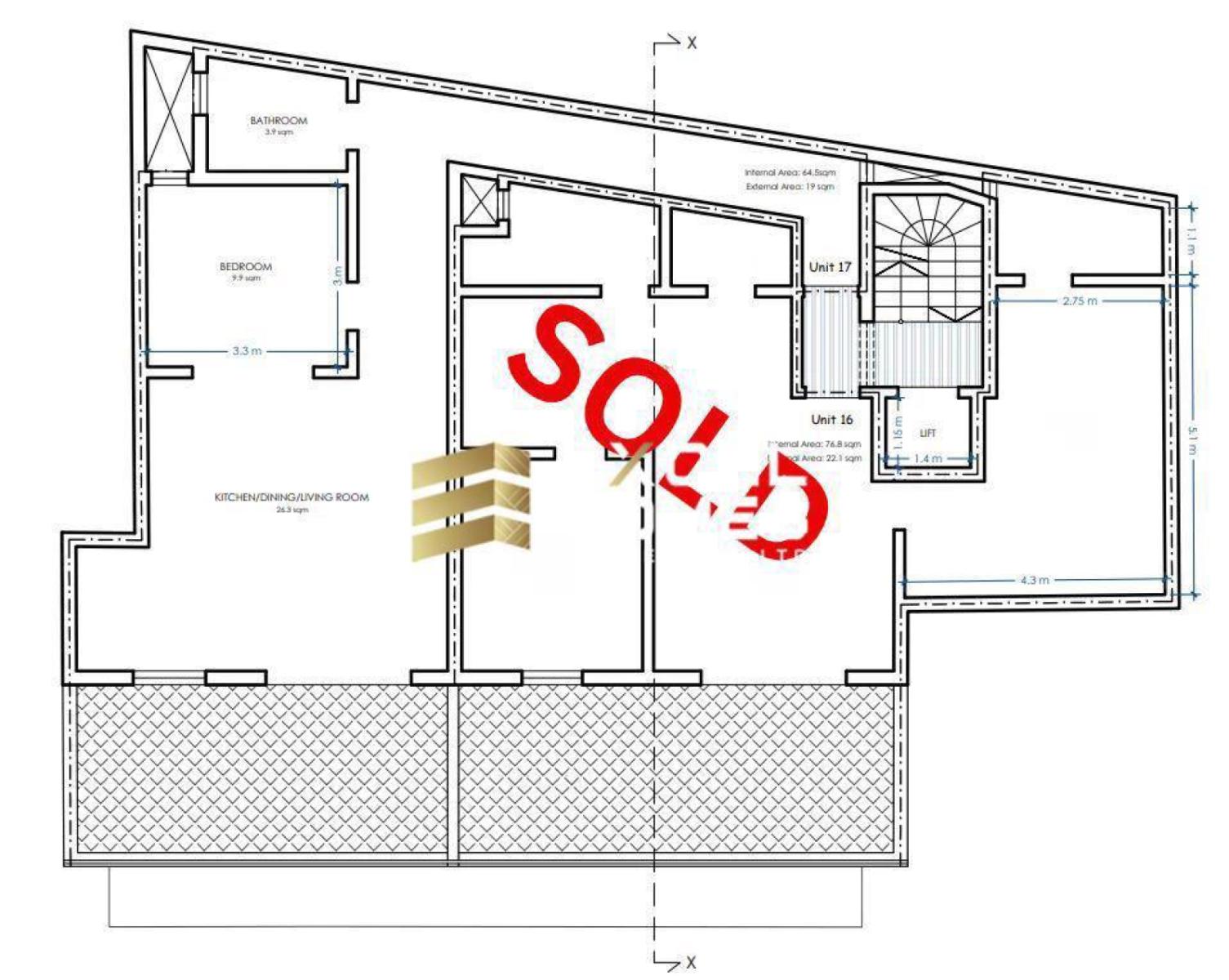 1-bedroom apartment for sale in Msida